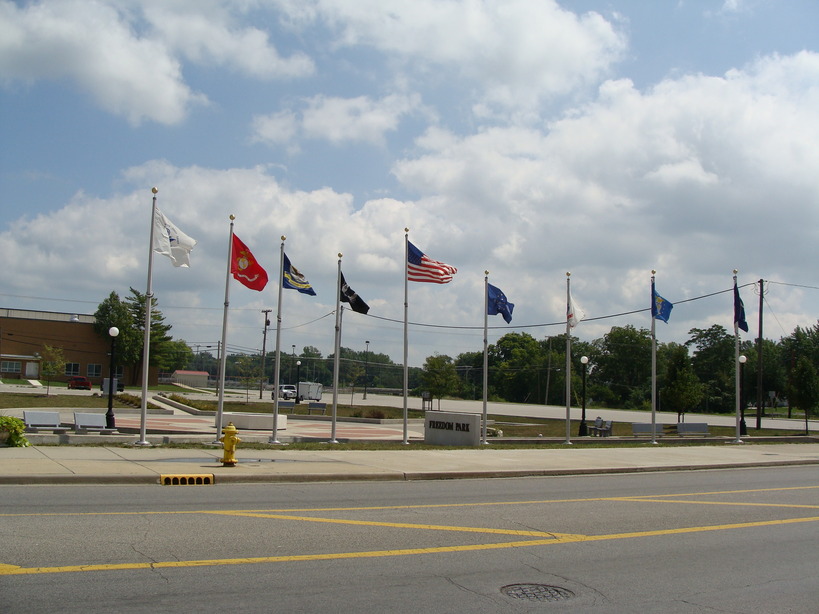 Portland, IN: Freedom Park - Veterans and current military memorial park