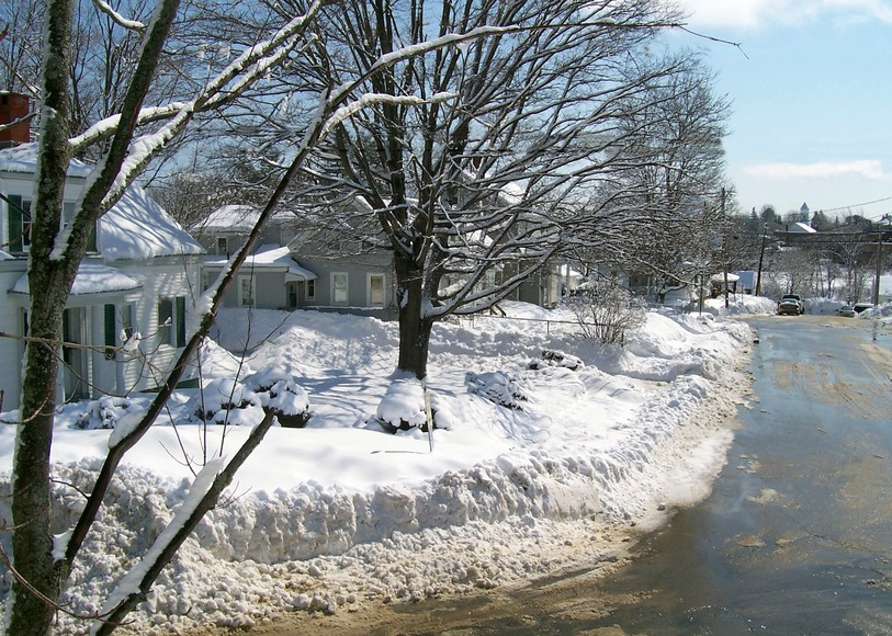 Westbrook, ME: Winter on Brown Street