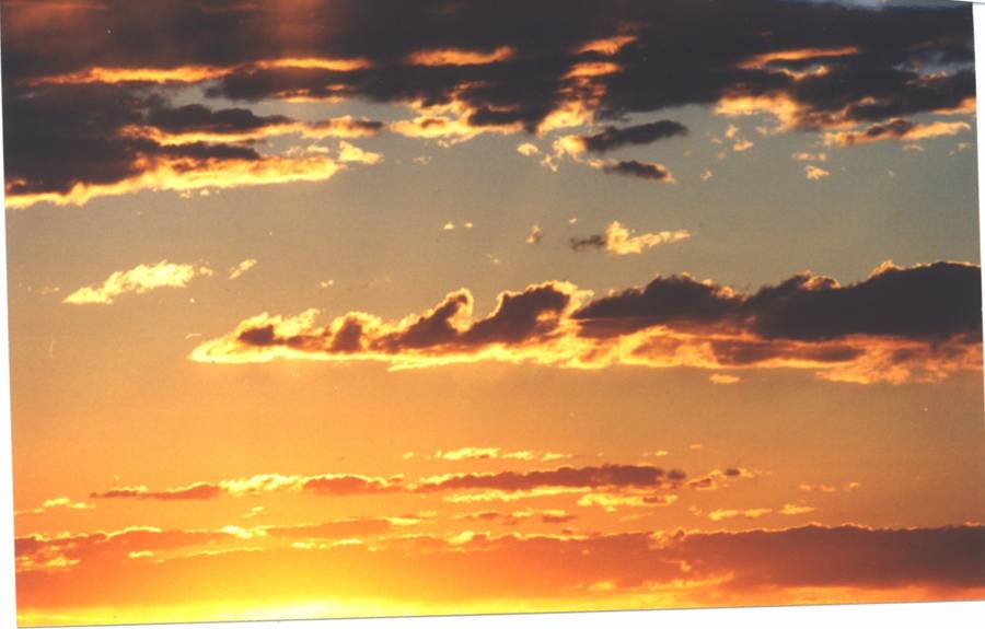 Placitas, NM: Sunset over Placitas