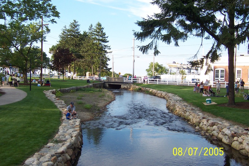 Plymouth Ma Town Brook Brewster Gardens Photo Picture Image