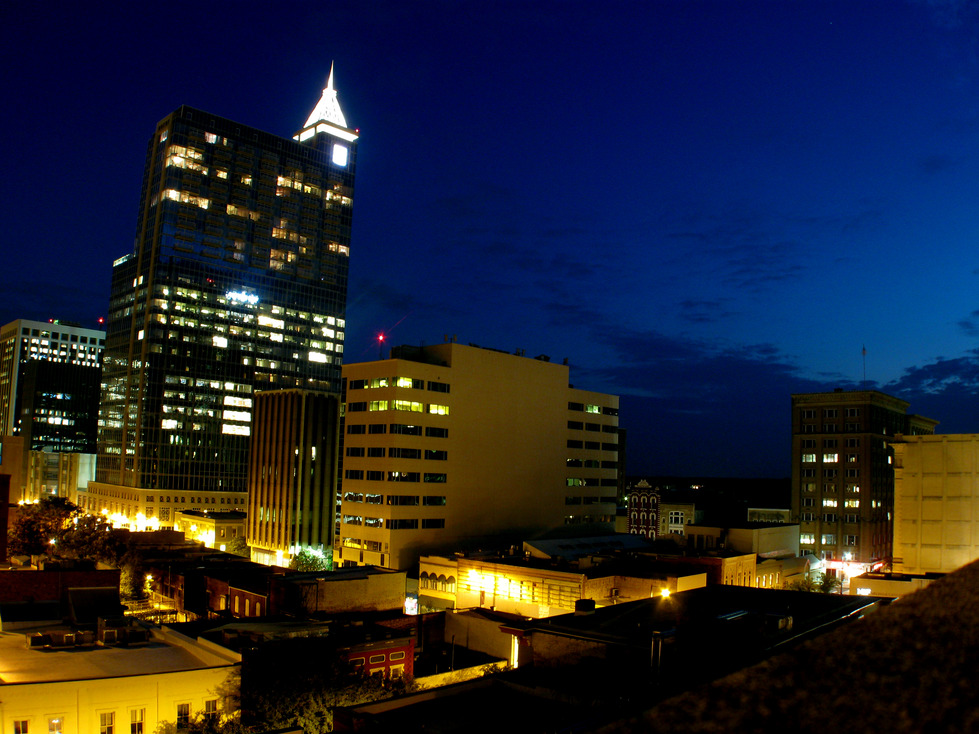 Raleigh, NC : Downtown @ Night photo, picture, image (North Carolina