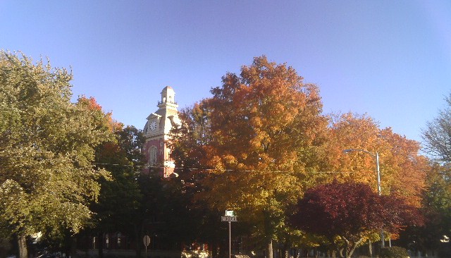 Lagrange, IN: Our court house in the Fall