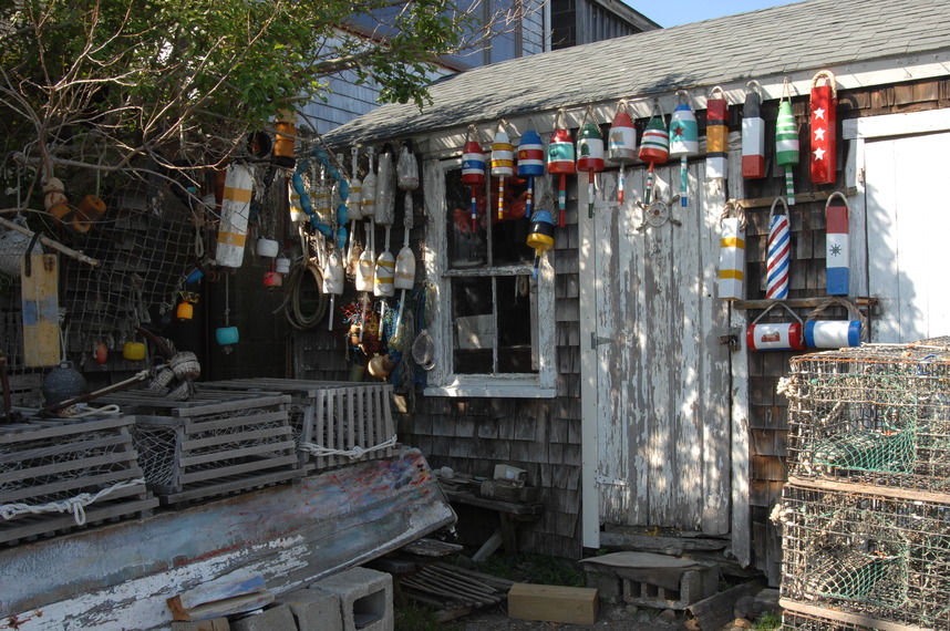 Rockport, MA : Rockport Shack & Buoys