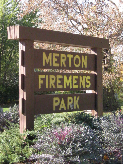 Sussex, WI: Fireman's Park entrance