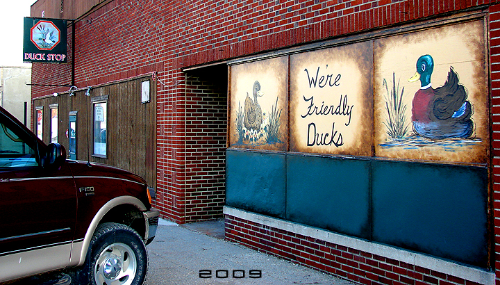 Mallard, IA: The duck stops here, at Mallard's "Duck Stop."