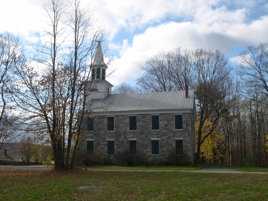New Preston, CT: Old Stone Church on New Preston Hill in New Preston, CT.