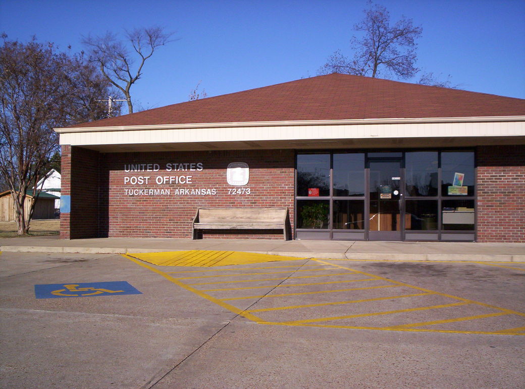 Tuckerman, AR post office in downtown Tuckerman photo, picture, image