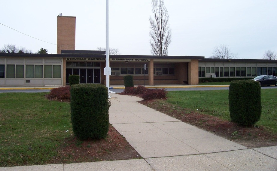 Copiague, NY Deauville Gardens Elementary School. photo, picture