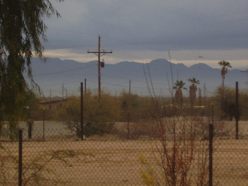 Avra Valley, AZ: Avra Valley, AZ on a cloudy December day