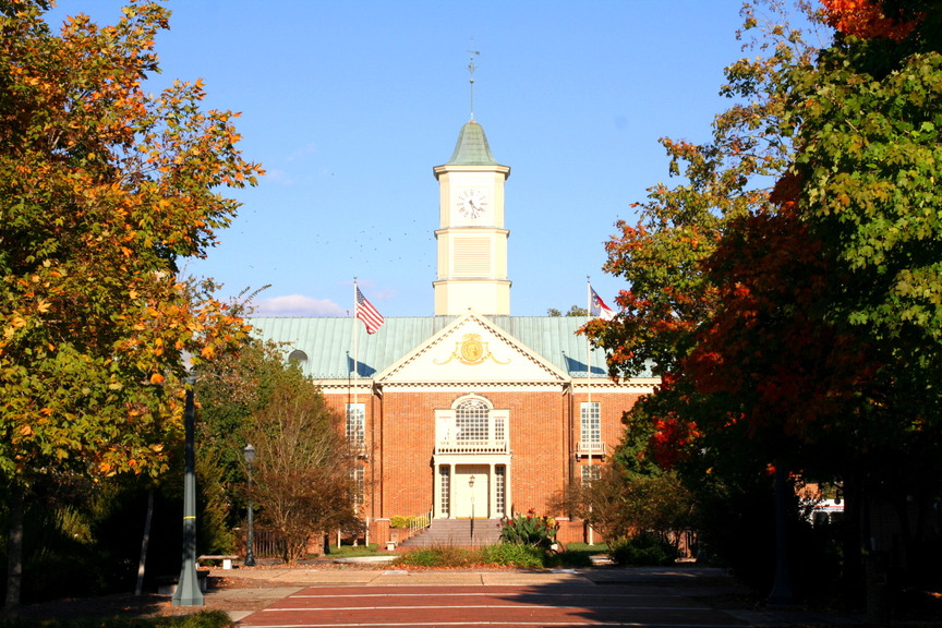 Tarboro, NC: Fall photo of the Court House