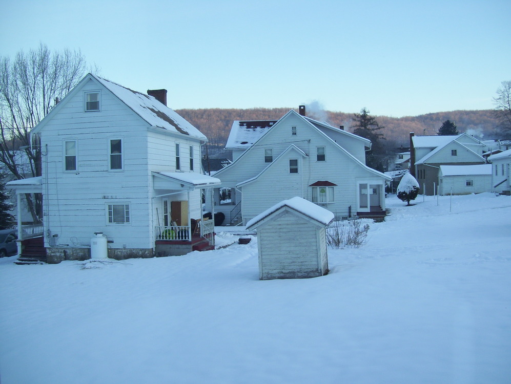 Hooversville, PA: Fairytale houses in the snow