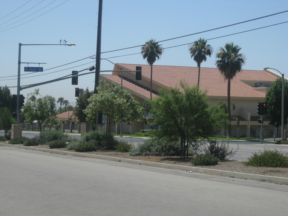 Rialto, CA: Sunrise Church on the corner of Ayala Dr. and Riverside Ave. in Rialto, California