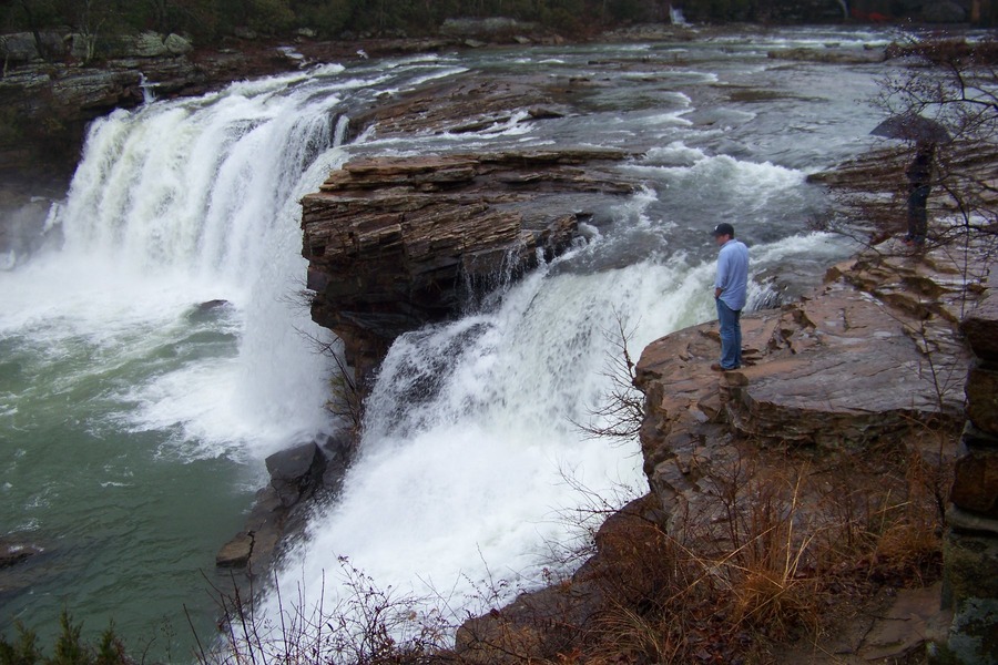 Fort Payne, AL : Falls after a day and half of rain Jan 17, 2010 photo