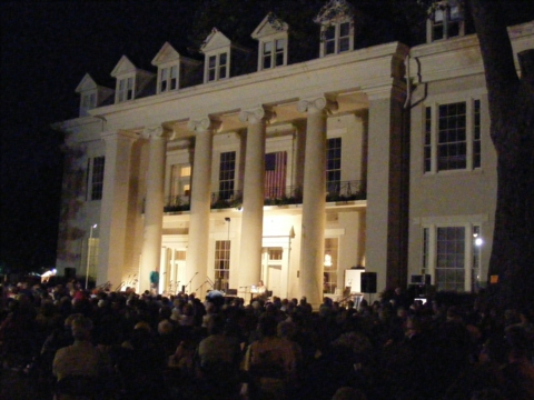 Athens, AL: Athens State University Founders Hall during Fiddlers Convention 2009