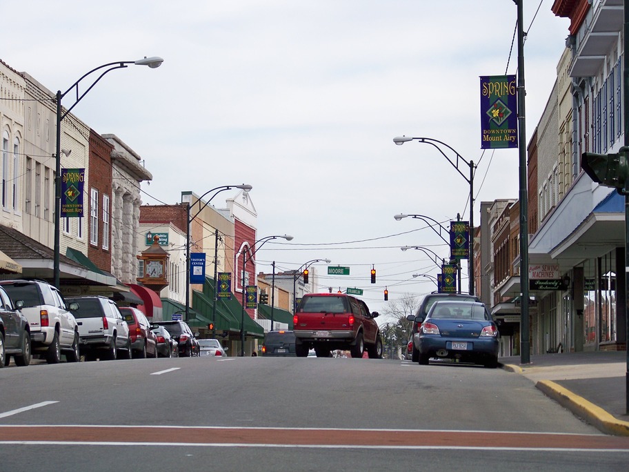 Mount Airy, NC: Downtown Mt. Airy, NC