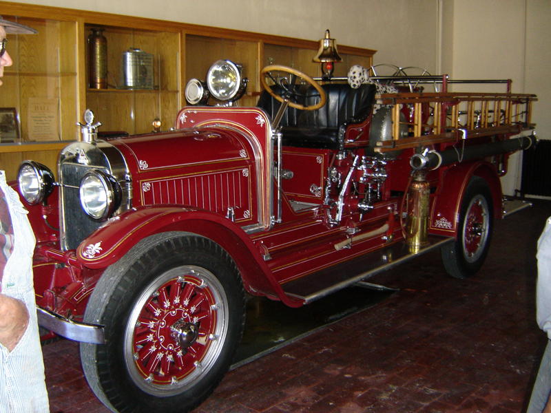 Seneca, KS: 1922 Stutz fire truck, carefully restored to pristine condition by the Seneca Volunteer Fire Department