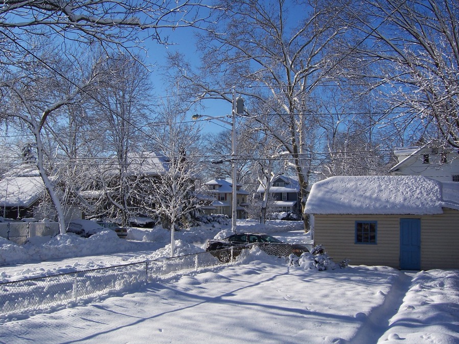 Riverton, NJ : Winter 2010 After The Storm - Snow in abundance