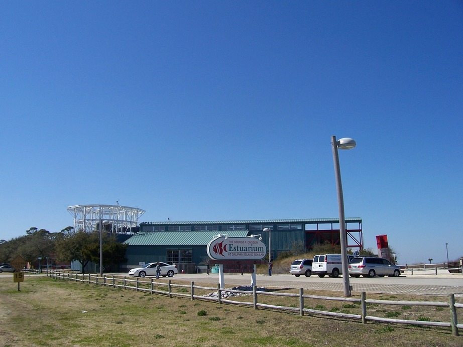 Dauphin Island, AL: The George F. Crozier Estuarium at Dauphin Island Sea Lab is one of only three estuaria in the US. There is one in Washington, North Carolina and one in Port Royal, South Carolina. Dogs are allowed on the grounds, but cannot enter.