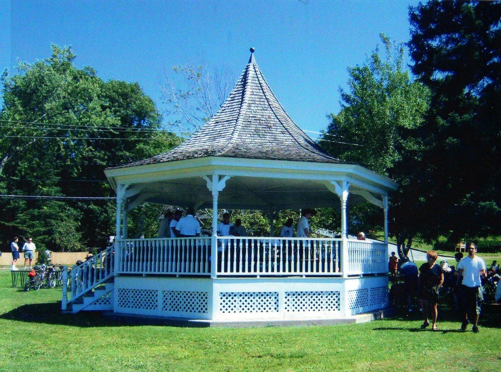 Newport, VT : Band Gazebo in Gardner Park photo, picture, image