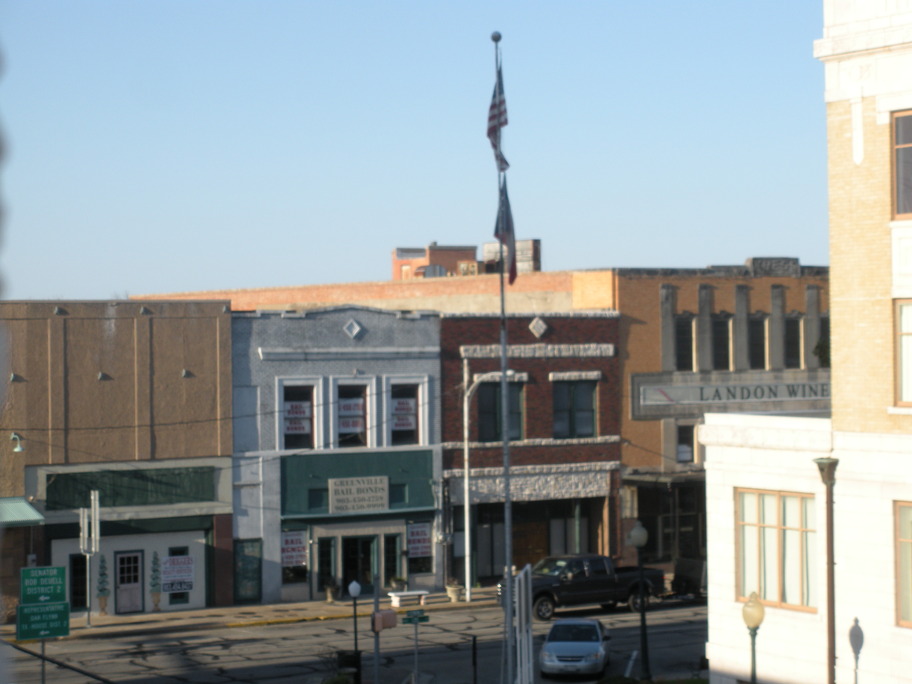 Greenville, TX: Historic Lee Street- Greenville was founded in 1846. The town was famous (or infamous) for a sign that hung over Lee Street, the main street in the downtown district, between the train station and the bus station from the 1920s to 1960s. The banner read "Welcome to Greenville, The Blackest Land, The Whitest People".- Greenville Wikipedia