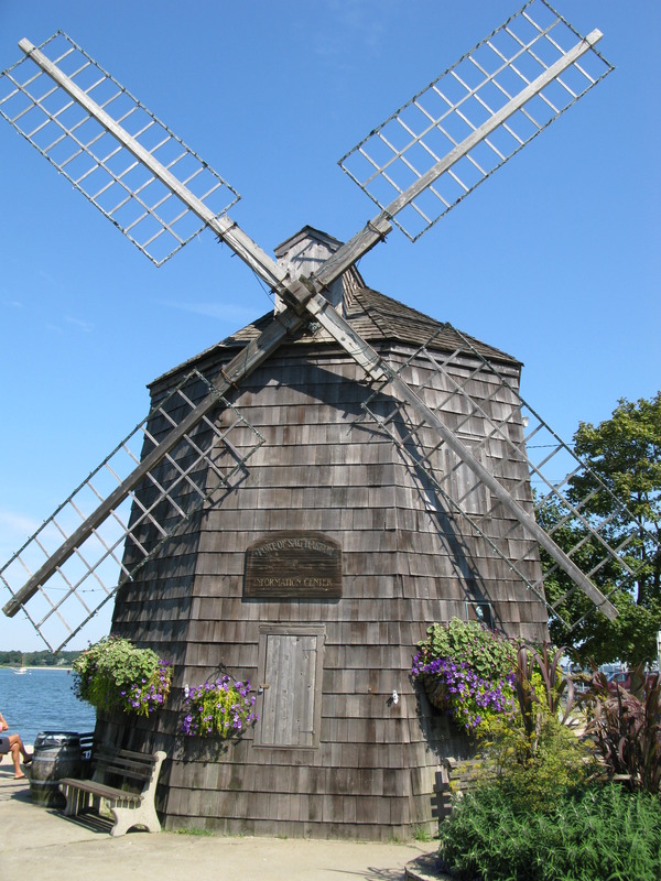 Sag Harbor, NY: Windmill on Long Warf