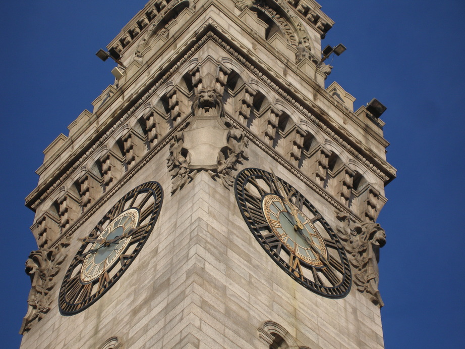Worcester, MA: cityhall clock tower