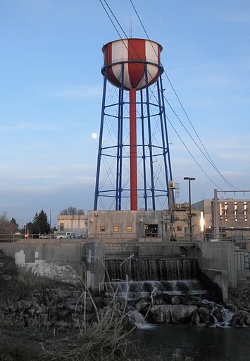 Idaho Falls, ID: The watertower in Idaho Falls