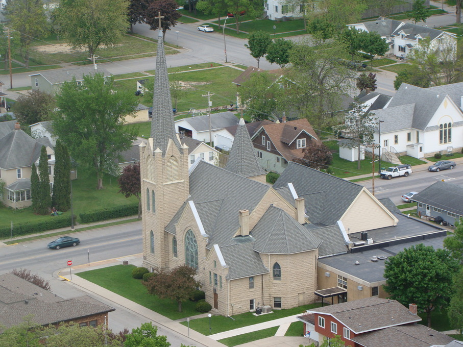 Rushford Lutheran Church, Rushford, MN Rushford, House styles, Mansions