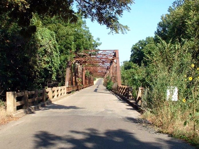 Ada, OK: Well-known bridge, on Sandy Creek Road