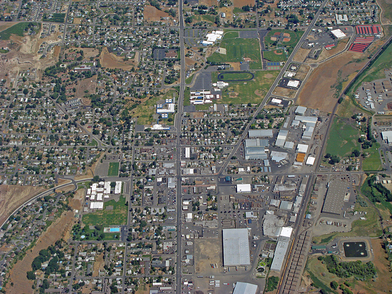 Selah, WA: Aerial Photograph of Selah Washinton 98942