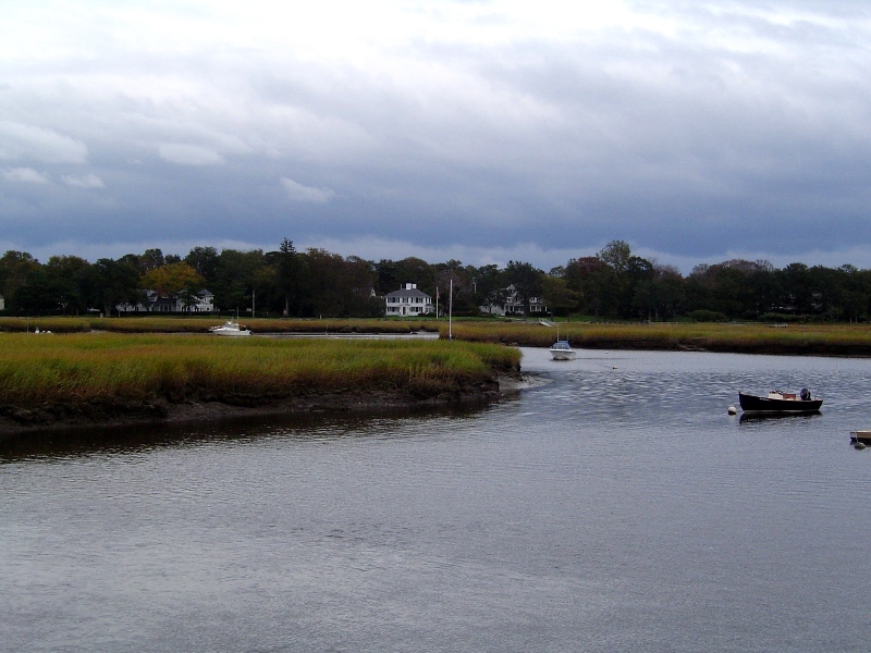 Duxbury, MA : Marshland along the Fish River