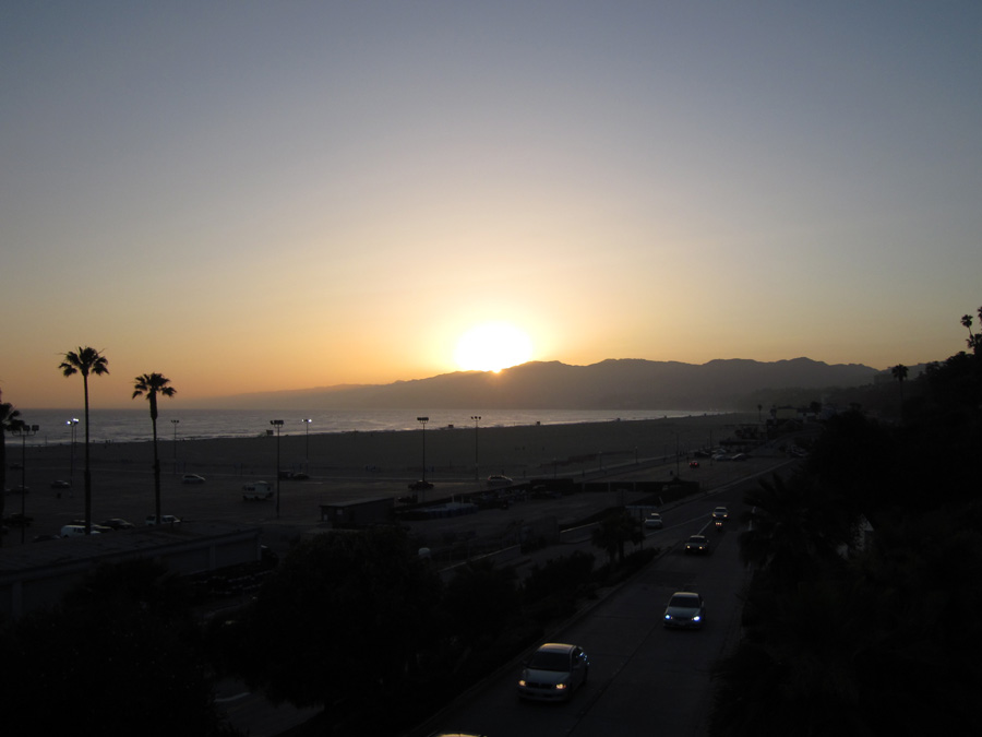 Santa Monica, CA : Santa Monica Sunset
