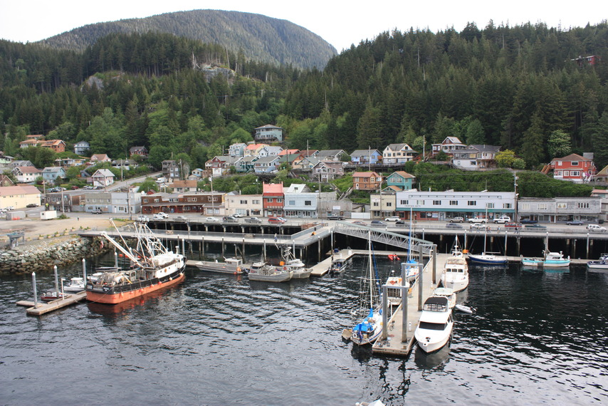 Ketchikan, AK Downtown Ketchikan port from NCL Star photo, picture