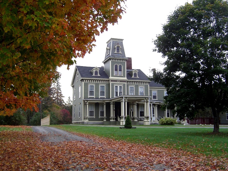 St. Johnsbury, VT : Old Victorian on Main Street photo, picture, image