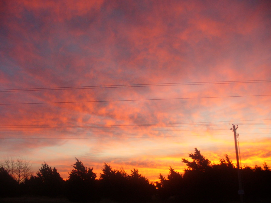 Noble, OK: Morning Sky