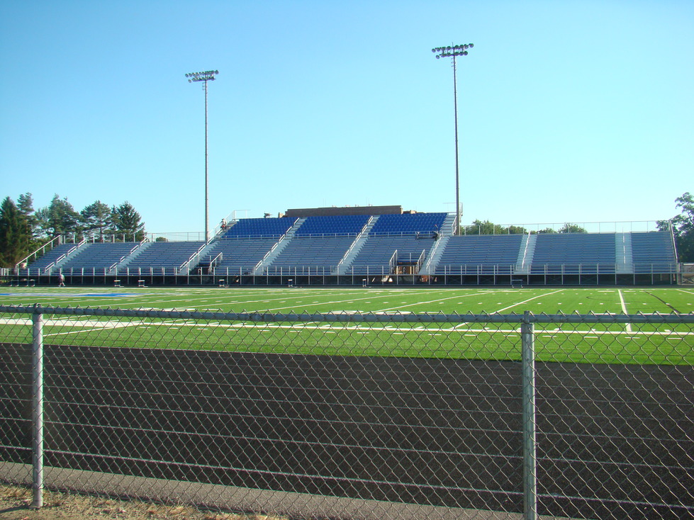 Poland, OH: Poland Seminary High School's New Football Stadium-FIELD VIEW
