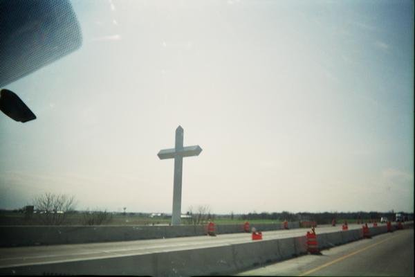 Plymouth, IN: Cross at Effingham on our way to and from visits bk south when we lived in Plymouth Indiana.