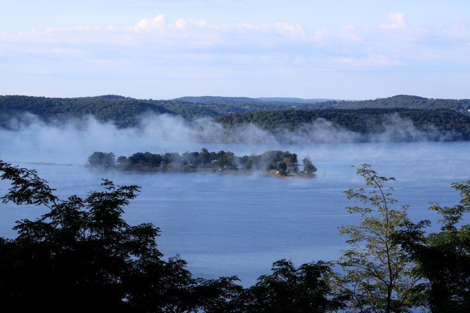 Eureka Springs Ar Beaver Lake View From Sugar Ridge Cabin Photo