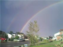 Clinton, UT: This double Rainbow was Taken in Clinton City July 31 2010