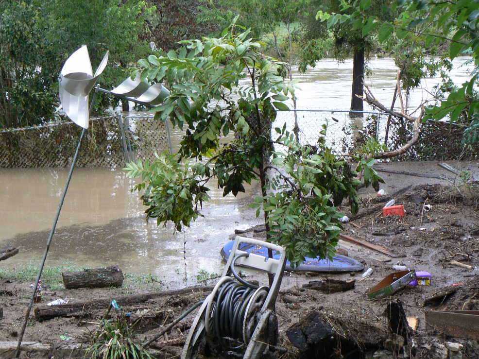 Round Rock, TX: The Brushy Creek Flood Sept. 2010 - caused by Tropical Storm Hermine