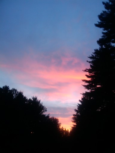 Hendersonville, NC: Cotton Candy Sunset in Haywood Knolls