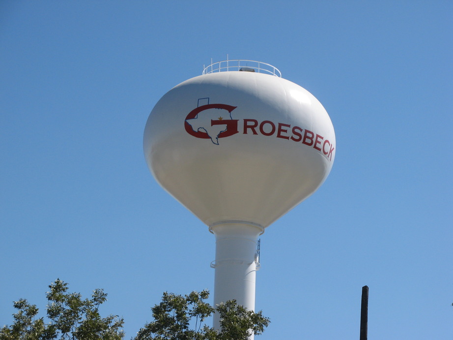 Groesbeck, TX: New Water Tower