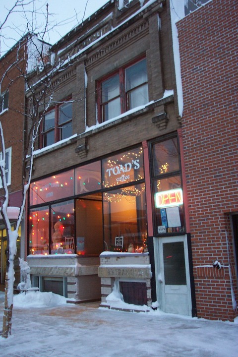 Spencer, IA: Toad's Coffee Roasting Outlet/1914 FW Knight Building/historic district, cultural district