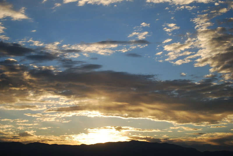 Albuquerque, NM: Fall Morning Sky Taken from Taylor Ranch