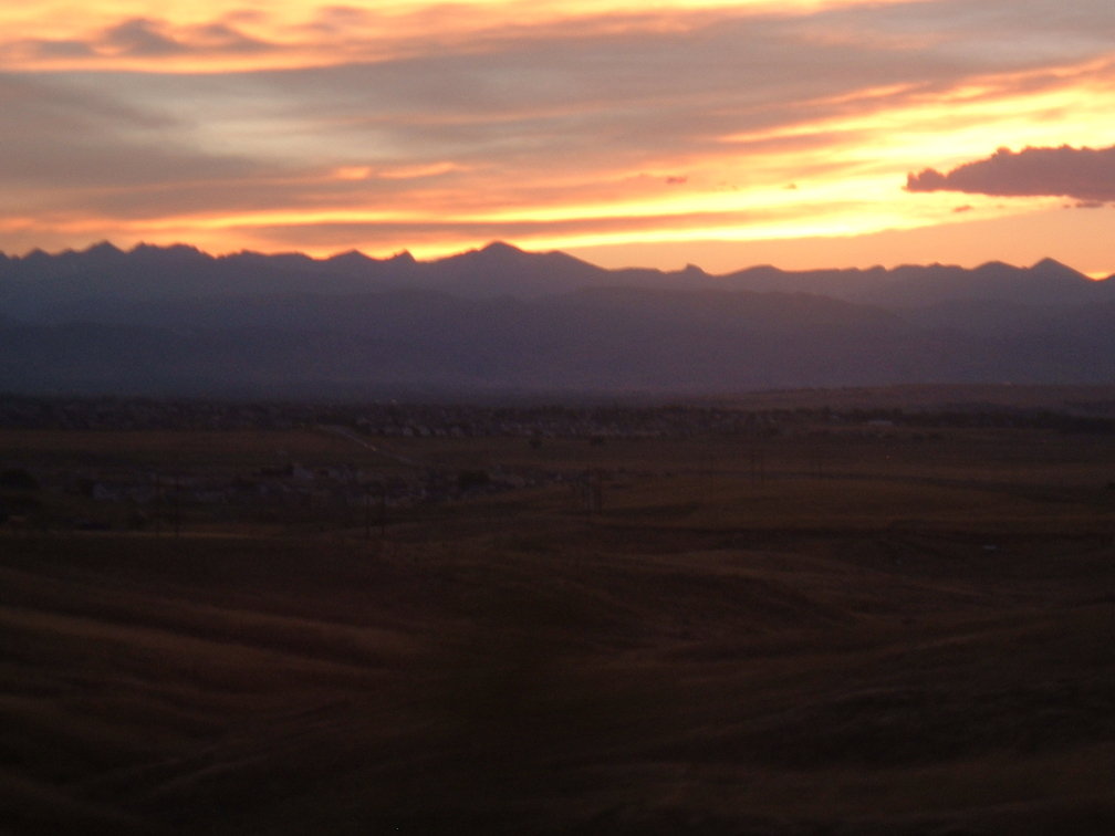 Erie, CO: Erie at sunset