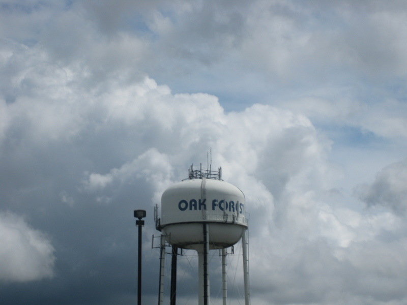 Oak Forest, IL: Proud to call Oak Forest my home! Water Tower by Lee R. Foster school.