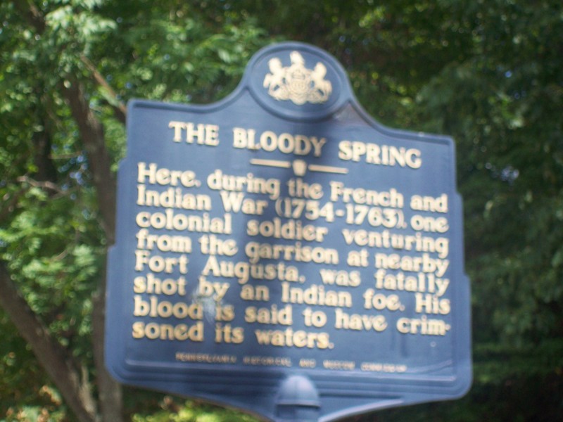 Sunbury, PA: Bloody spring