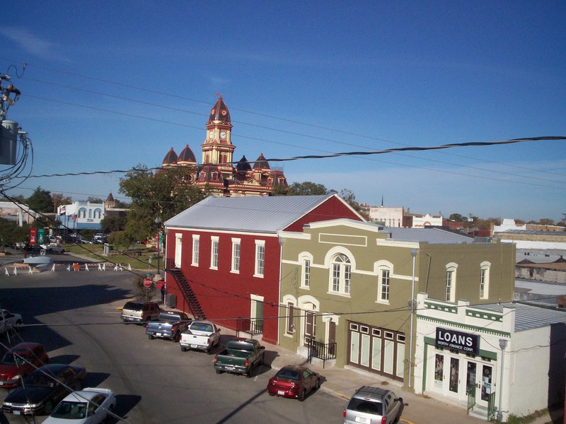 Lockhart, TX: First Office Buildings on the square after the Cort House was built