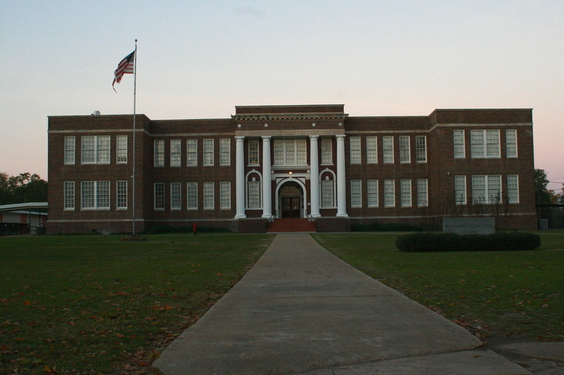 Winnsboro, LA: First High School in Winnsboro, now used as Elementary School