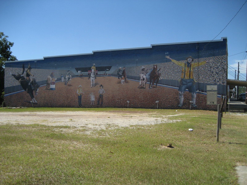 Jasper, TX: Rodeo Mural